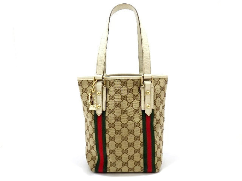 Gucci Bag Tote GG Canvas Sherry